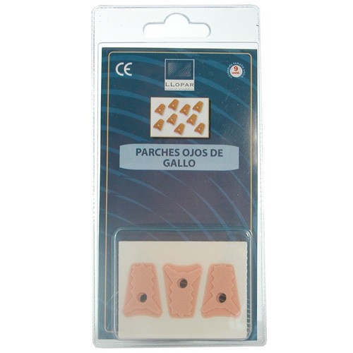 Imagen de Llopar parches ojos de gallo
