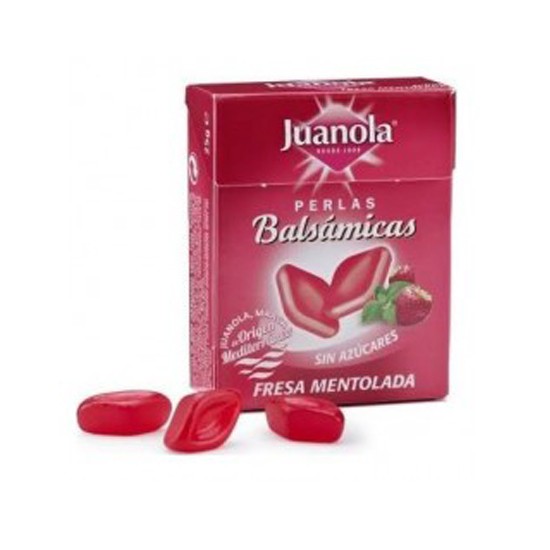 Imagen de Juanola Perlas Balsámicas Sabor Fresa Mentolada 25 g