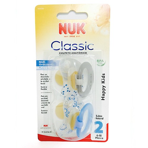 Imagen de Nuk chupete de látex talla 2 2u