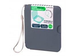 Xsecure Estuche porta mascarillas gris oscuro