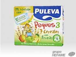 Puleva peques 3 con 7 cereales y fruta 10 packs 3x200ml