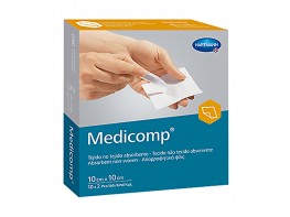 Medicomp gasa suave sin tejer 10x10cm 20u