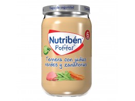 Nutribén Potito ternera con judías verdes y zanahoria 235g