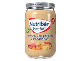Nutribén Potito ternera con patatas, judias verdes y zanahoria 235gr