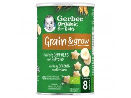 Nestle gerber organic puff cereales con plátano